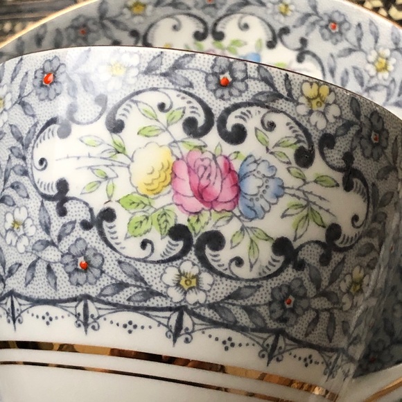 Rosina bone china vintage 50s cup and sauser - Picture 2 of 6